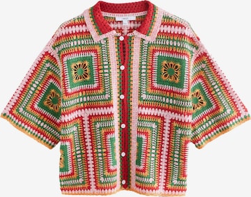 Next Strickjacke in Grün: Vorderseite