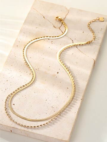 Hey Happiness Necklace 'Layer Grip' in Gold