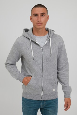 BLEND - Sudadera con cremallera 'GORDON' en gris: frente