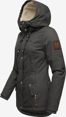 MARIKOO Winter Jacket 'Bikoo' in Grey