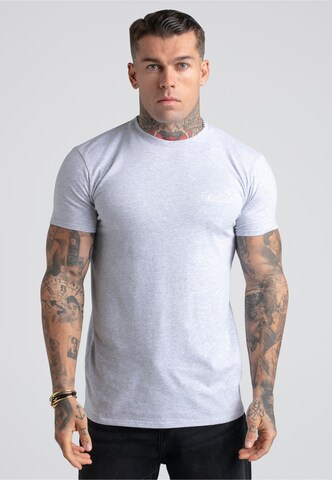 SikSilk Shirt 'Essentials' in Grijs: voorkant