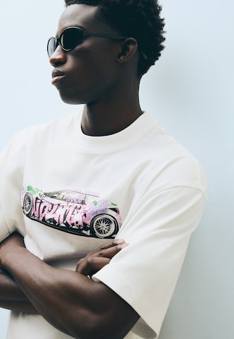 Bershka Paita värissä valkoinen