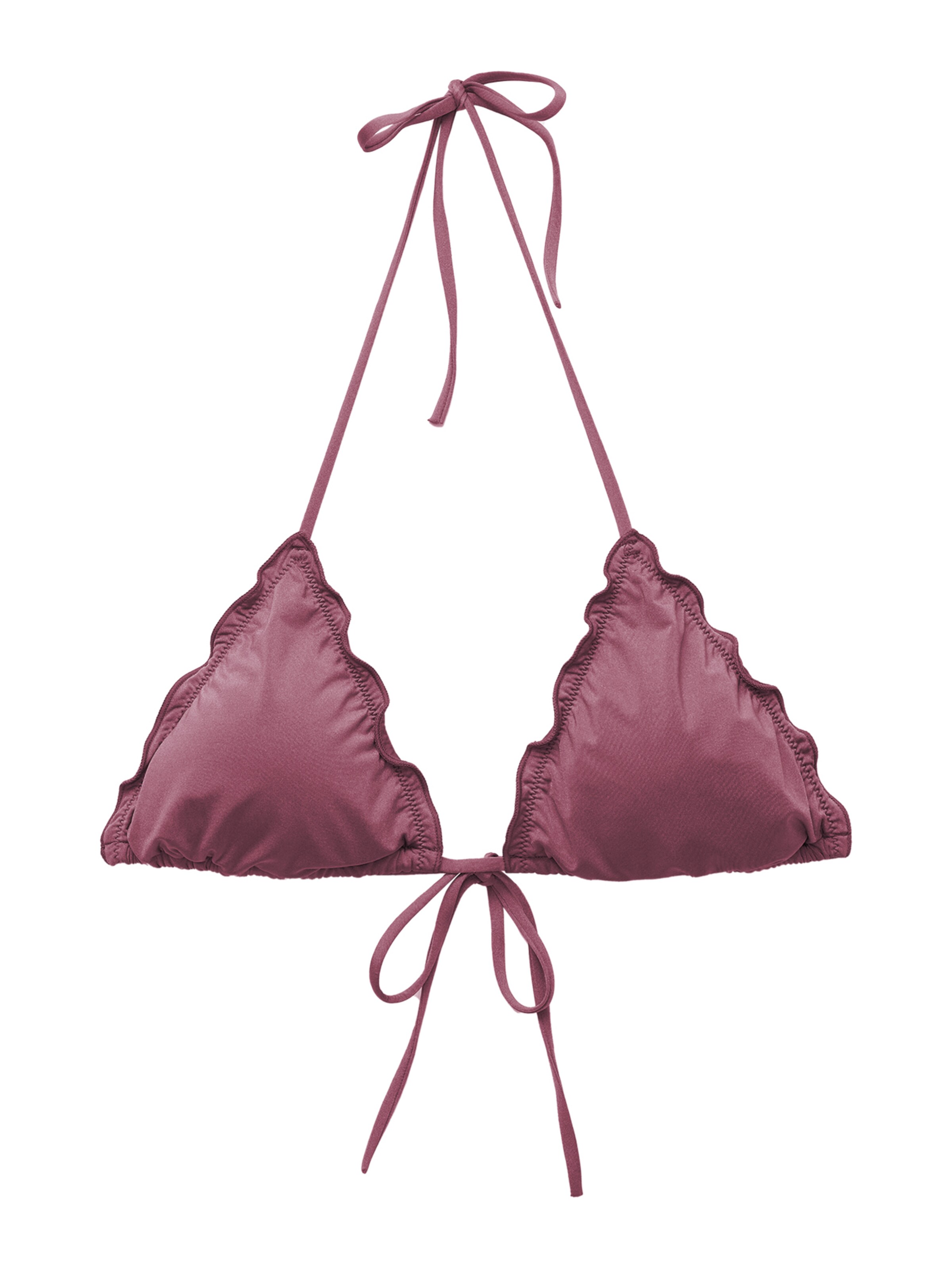 Pull&Bear Bikinitoppi värissä burgundin punainen, Tuotenäkymä