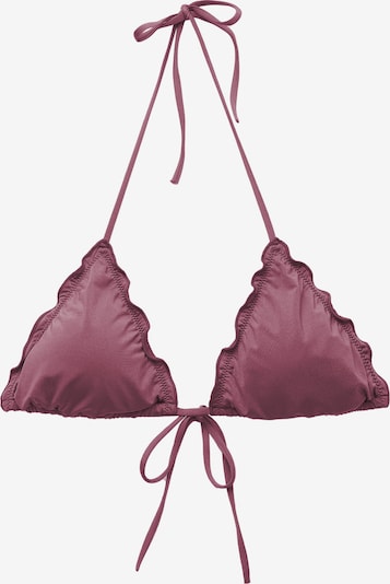 Sutien costum de baie Pull&Bear pe roșu burgundy, Vizualizare produs