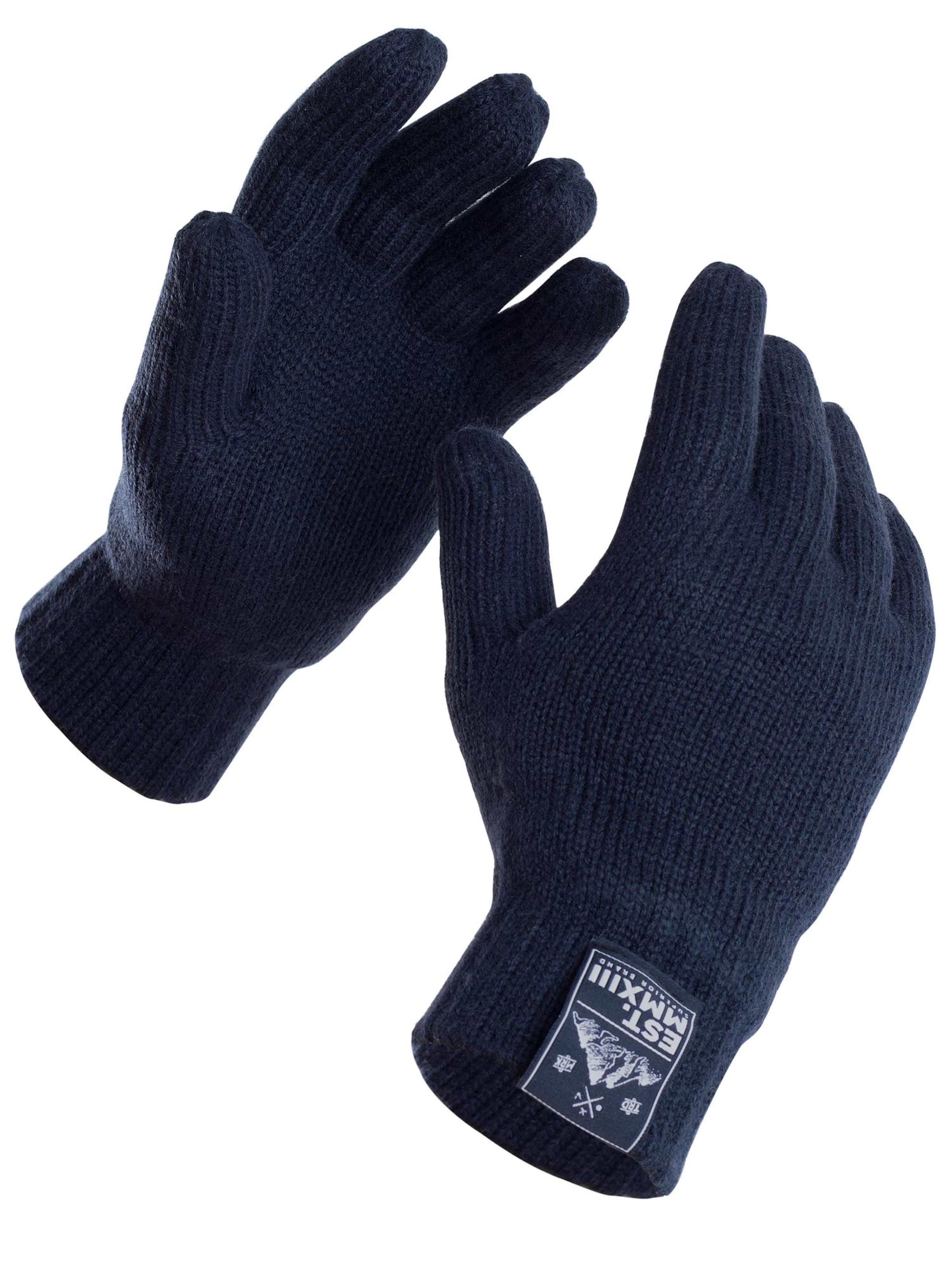 Manufaktur13 Fingerhandschuhe 'Rough'‌‌‌‌‌‌ in Blau: Vorderseite