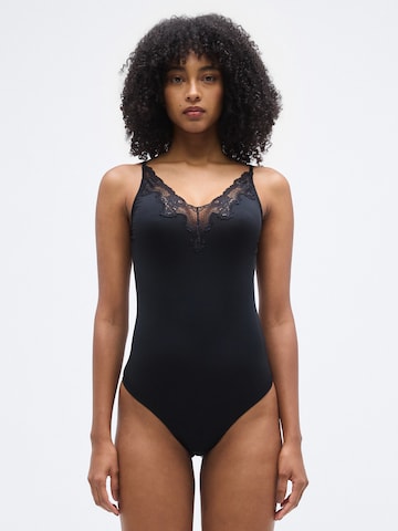 PIECES Bodysuit 'PCLILI' in Black: front