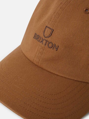 Brixton Cap 'ALPHA' in Braun