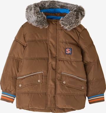 s.Oliver Winter Jacket in Brown: front