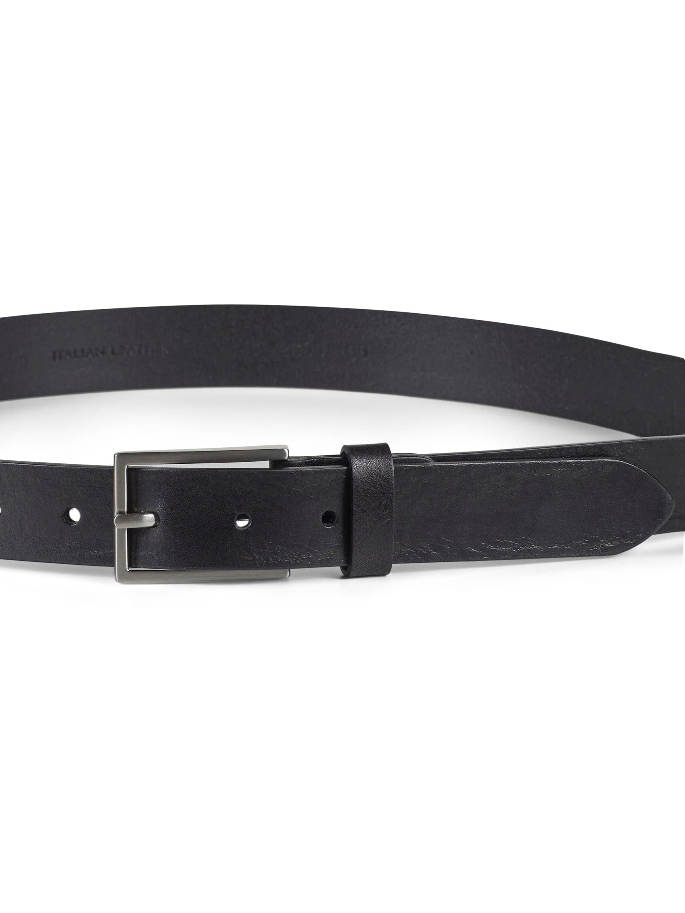 Howard London Belt 'Leather Belt Henry Black' in Black