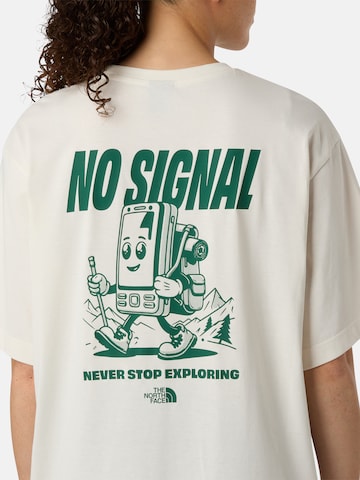 T-Shirt 'No Signal' THE NORTH FACE en blanc