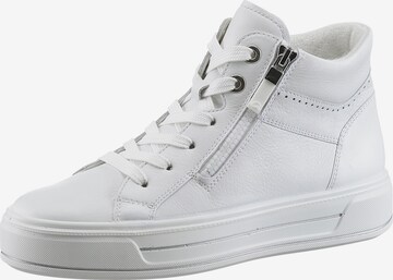 ARA High-Top Sneakers in White: front