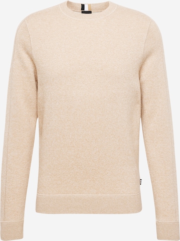 Pull-over 'Onore' BOSS Black en beige : devant