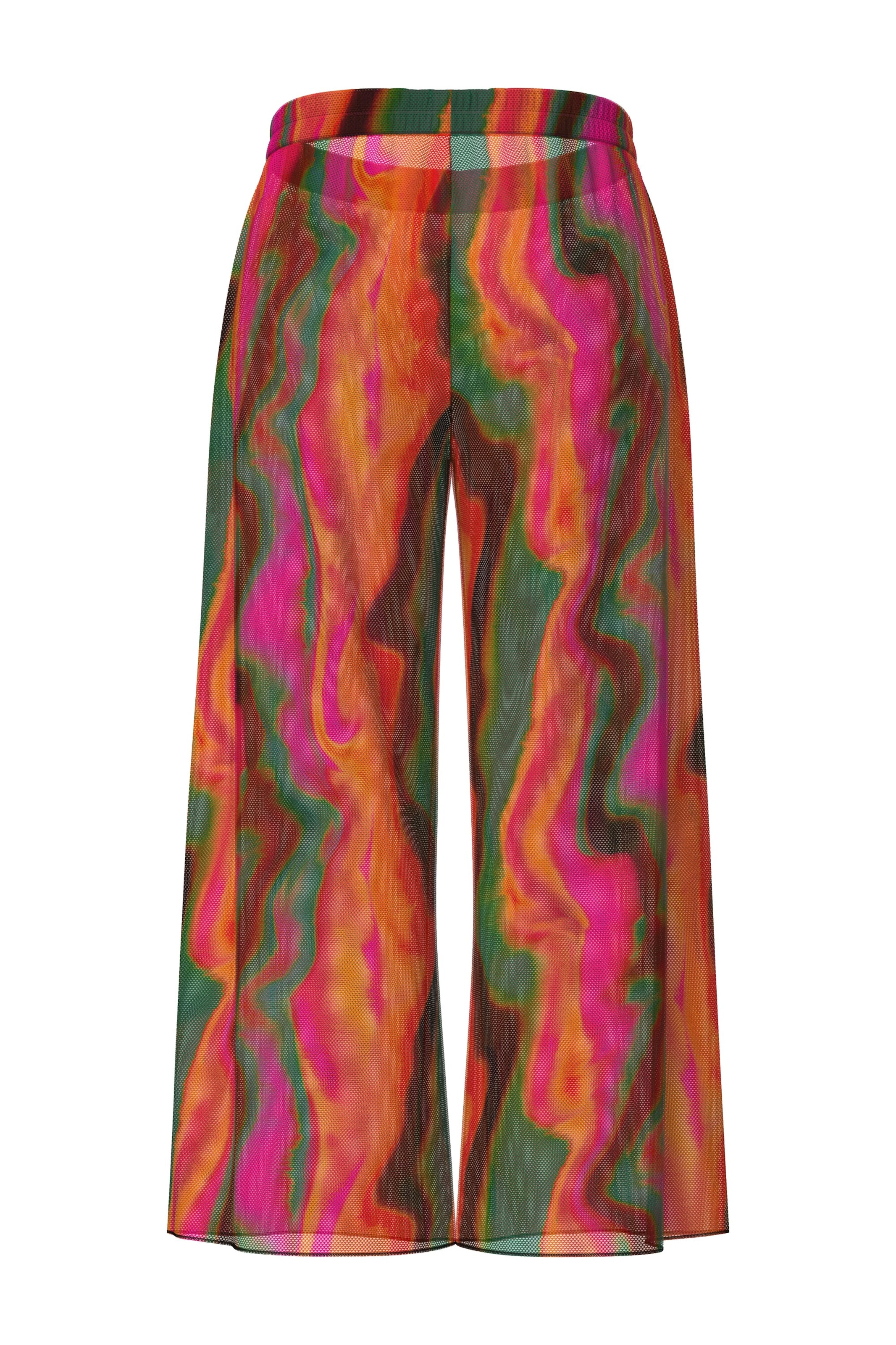 Ulla Popken Wide leg Trousers in Mixed colours