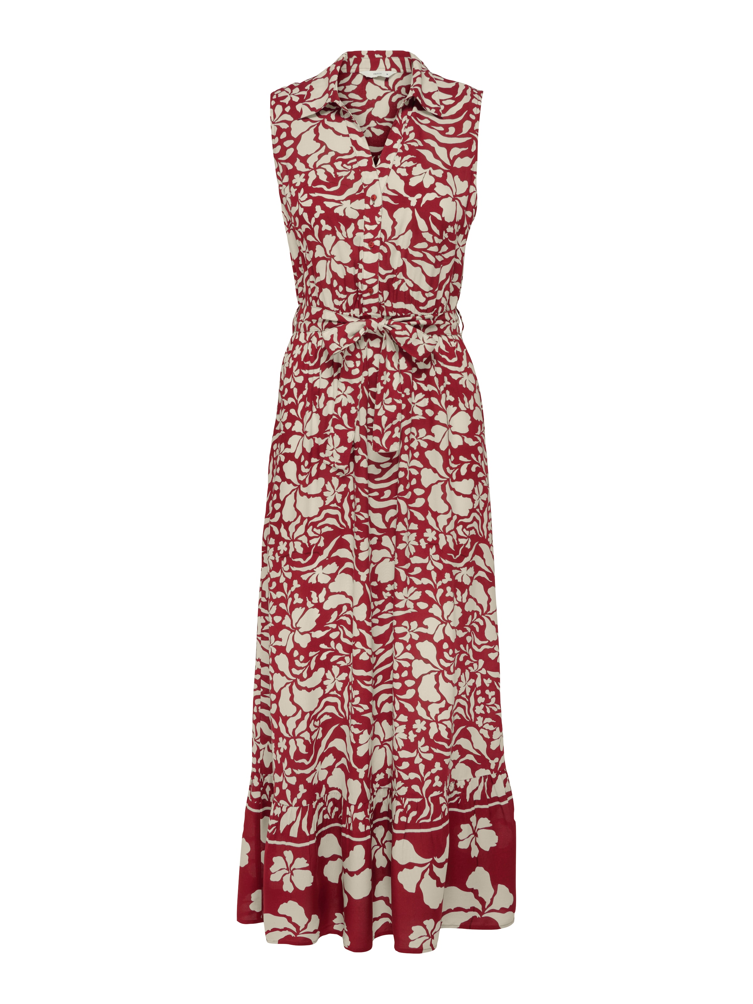 ONLY Robe en rouge foncé / blanc cassé, Vue avec produit