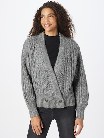 GUESS Knit cardigan 'Odette' in Grey: front