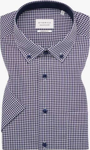 ETERNA Regular fit Button Up Shirt in Blue