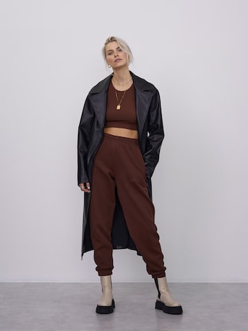 LeGer by Lena Gercke Tapered Pants 'Ruby' in Brown