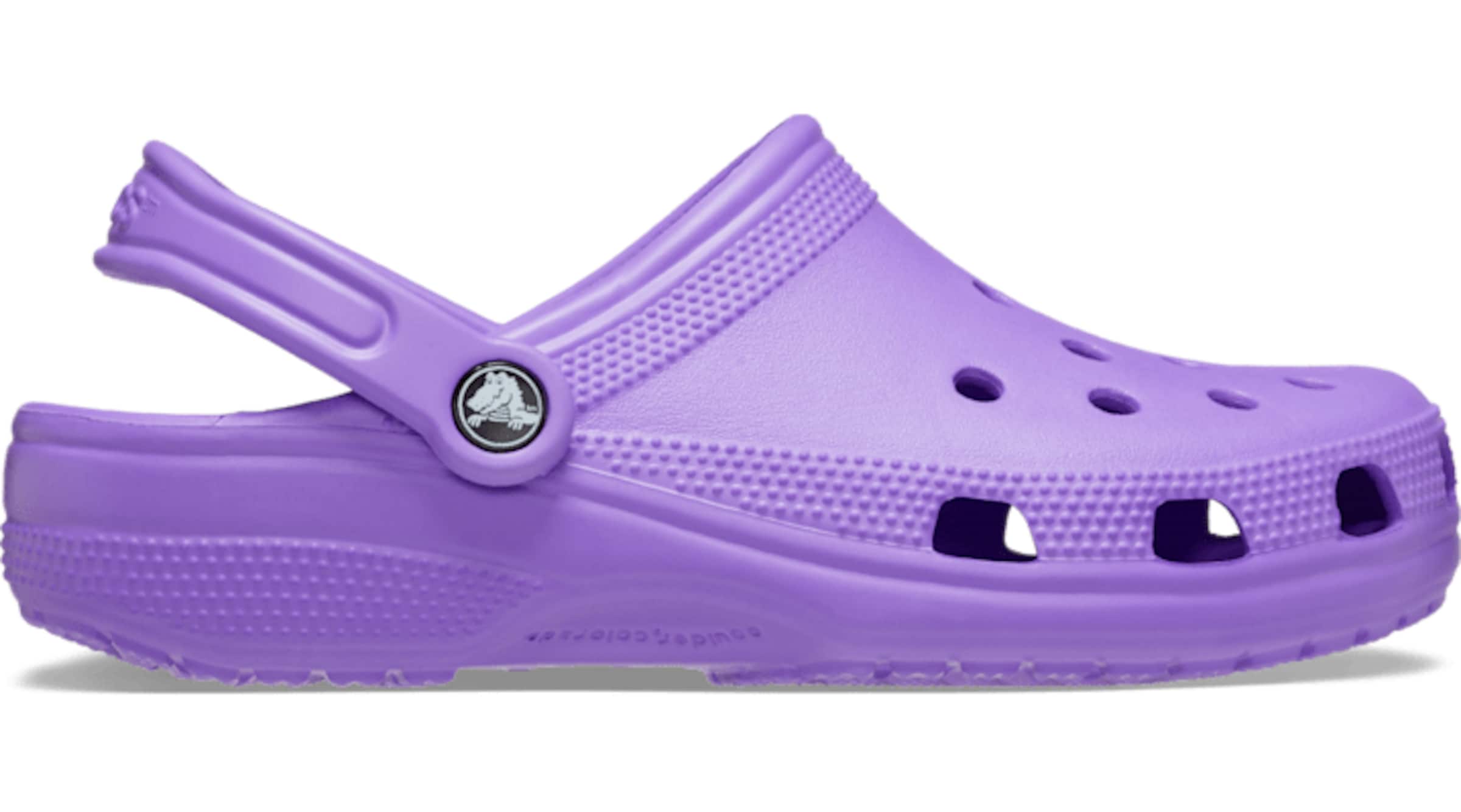 Crocs Clogs in Lila: voorkant