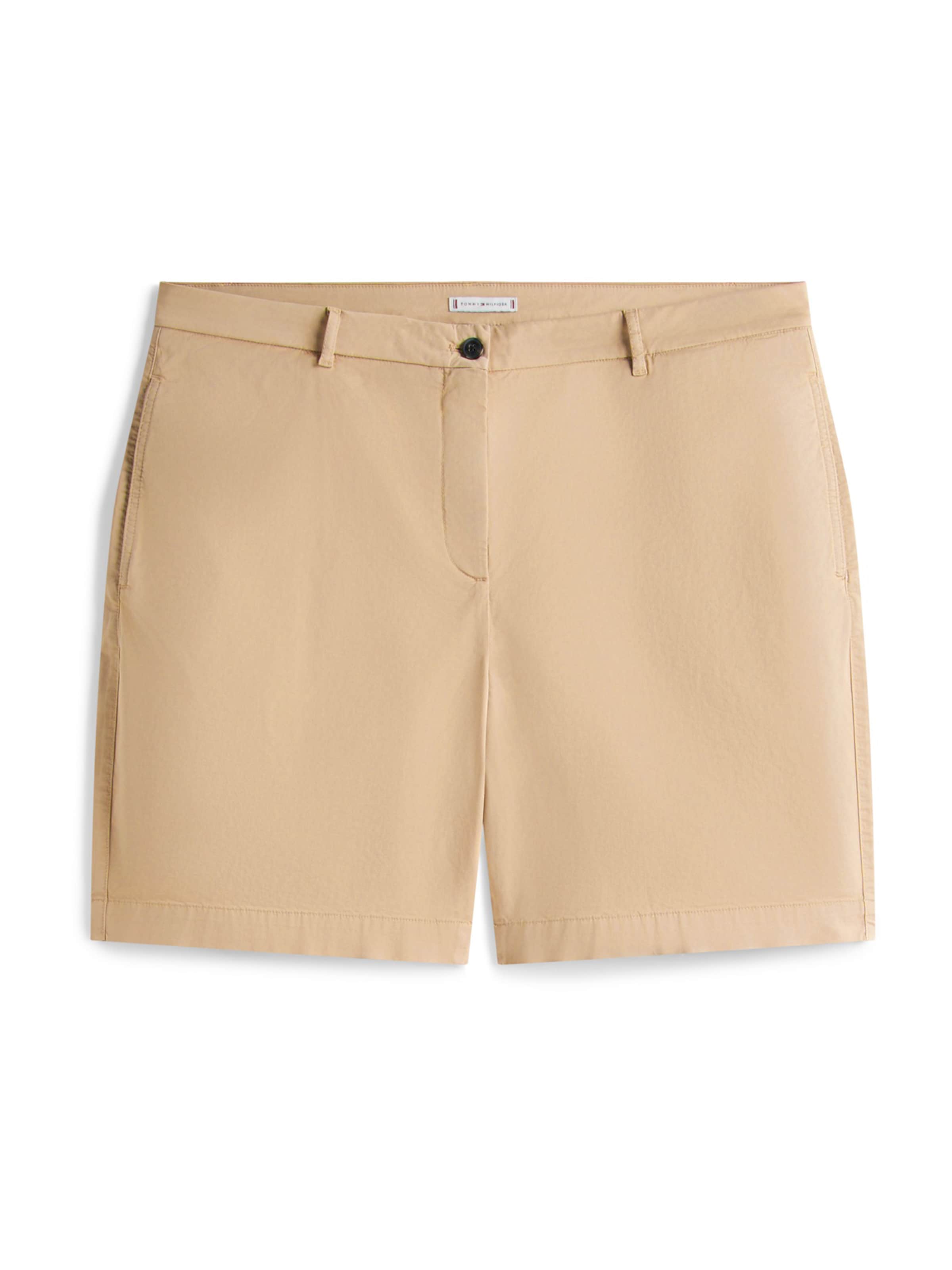 Tommy Hilfiger Curve Chinoshorts in beige, Produktansicht
