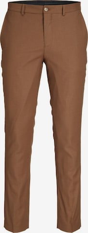 JACK & JONES Pleated Pants in Brown: front