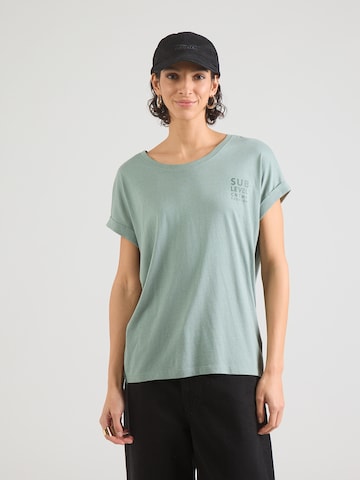 Sublevel T-shirt 'ASLINA' i grön: framsida