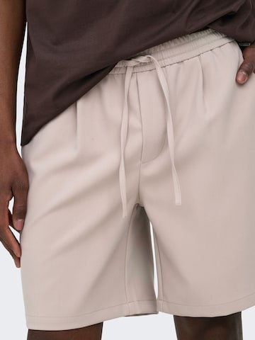 Only & Sons - Loosefit Pantalón 'ONSWill' en beige
