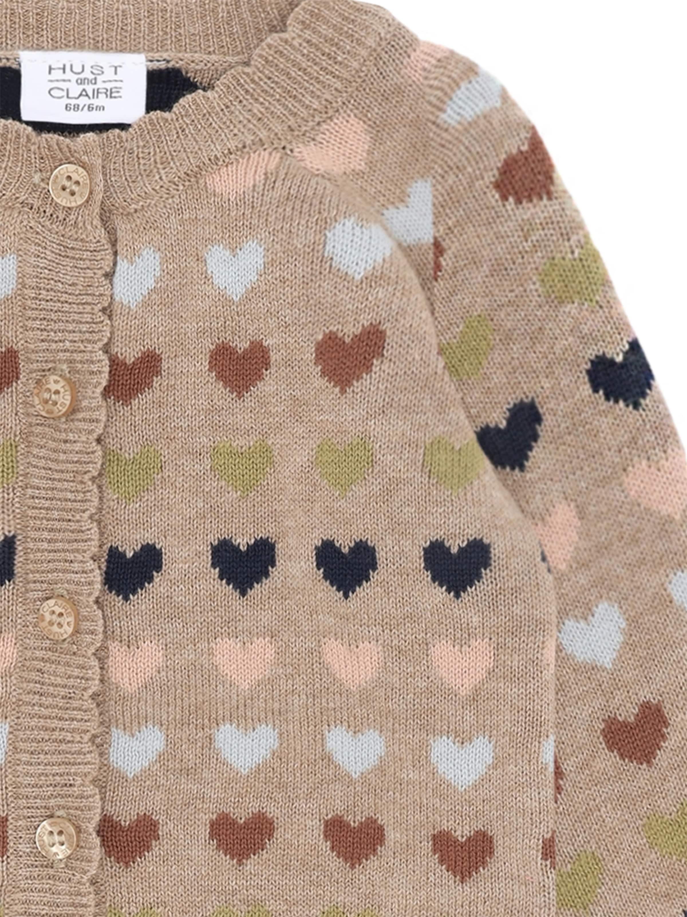 Cardigan 'Cilja' Hust & Claire en beige