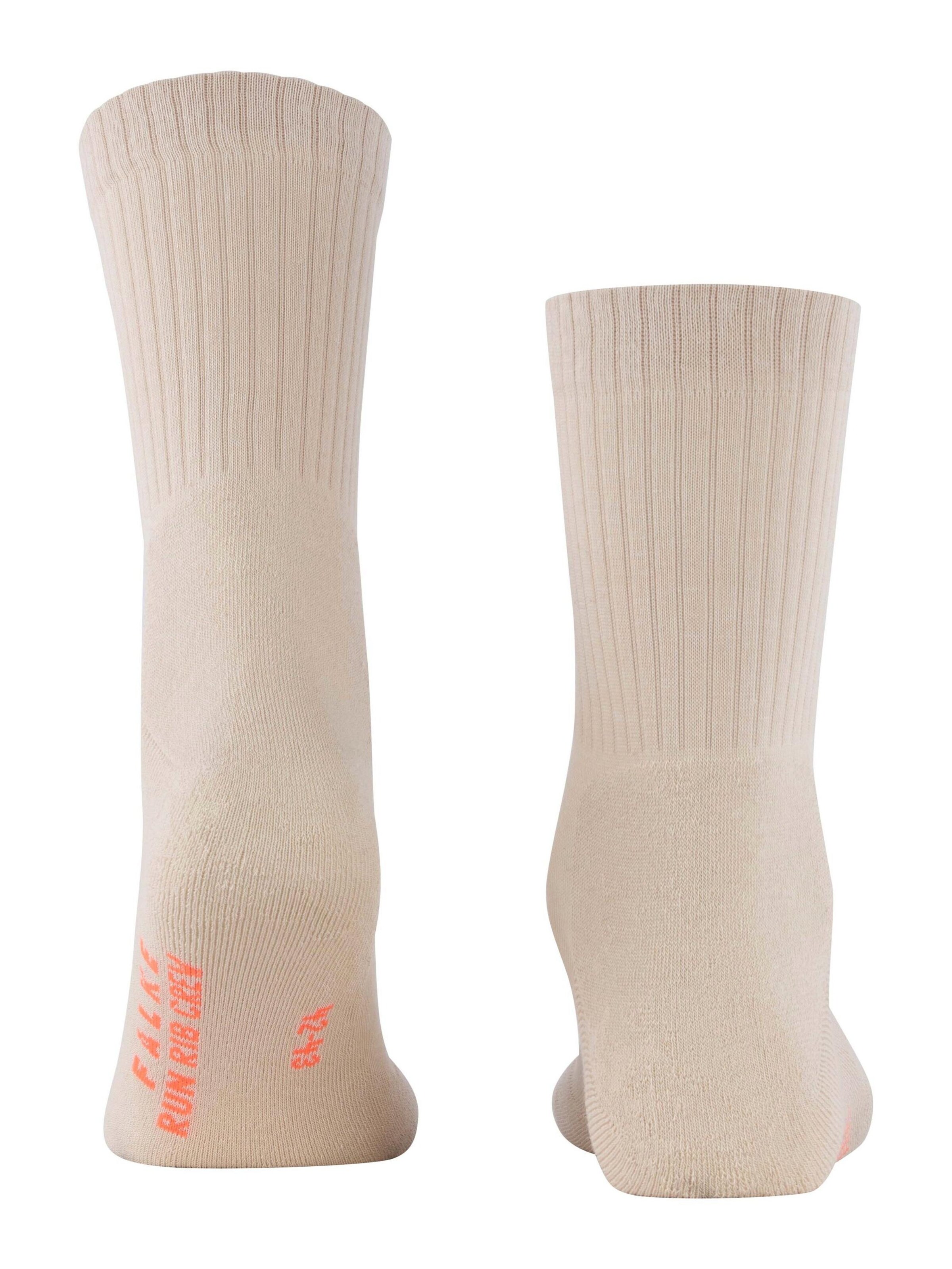 FALKE Socks 'Run Rib Crew' in Beige