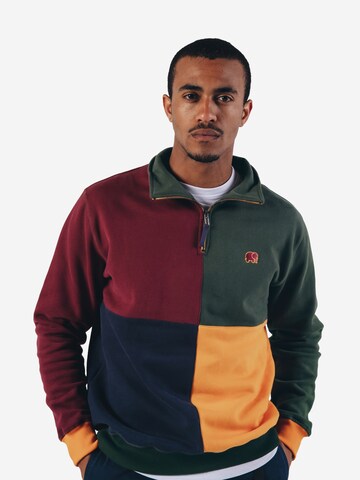 Trendsplant Кофта на молнии ' COLOR BLOCK ' в Красный