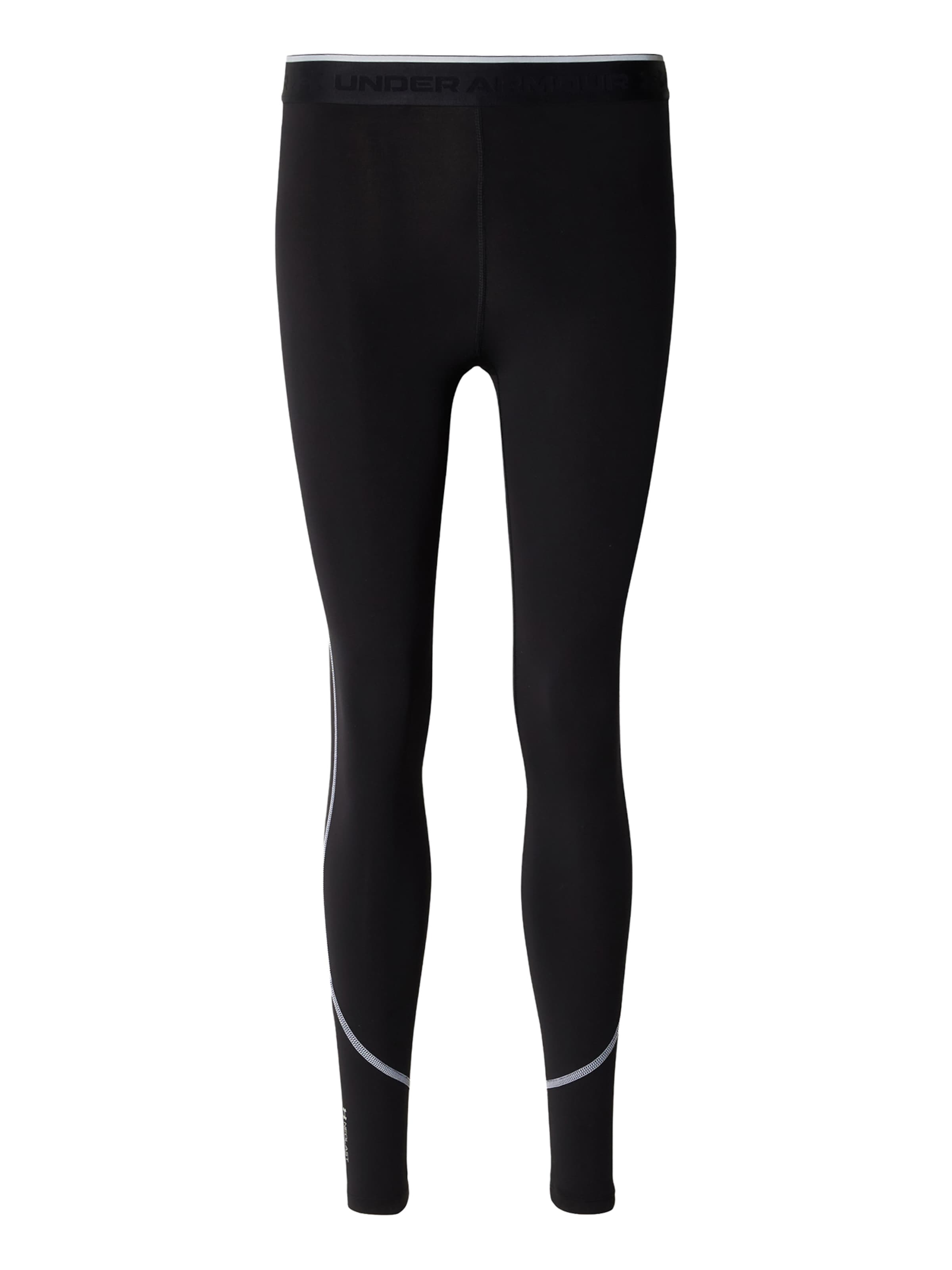 Skinny Pantalon de sport 'Elite' UNDER ARMOUR en noir : devant