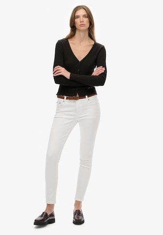 Superdry Gebreid vest in Zwart