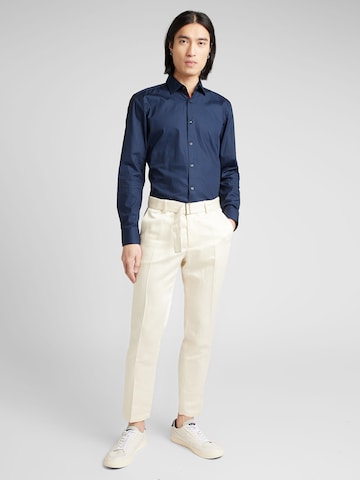 HUGO Red Slim fit Button Up Shirt 'Koey' in Blue