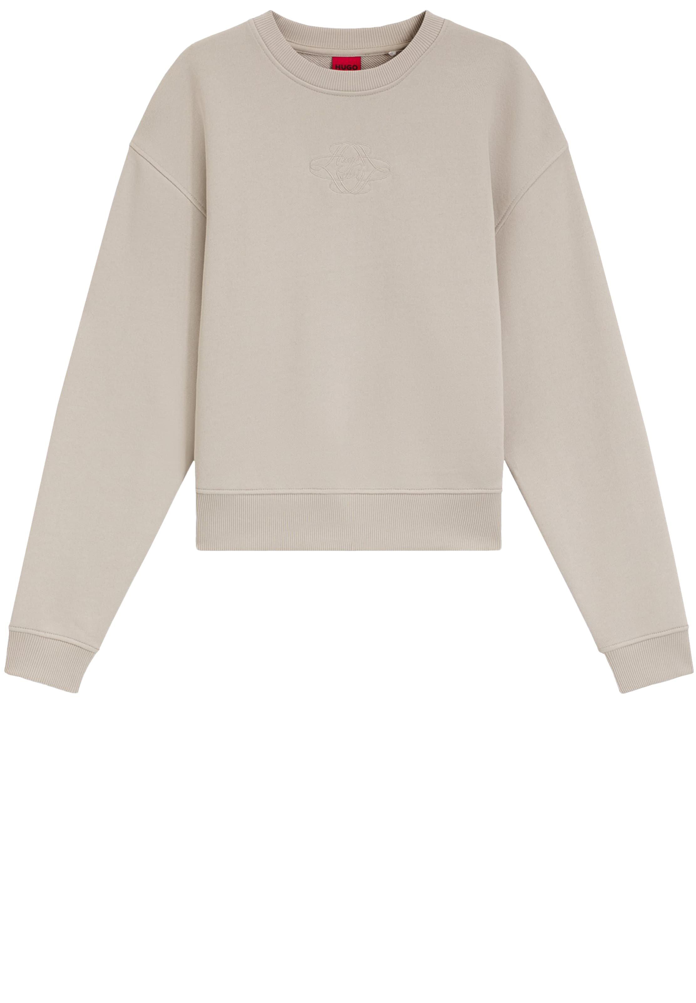 HUGO Sweatshirt 'Daxandria' in Beige: Vorderseite