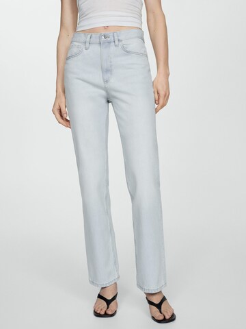 MANGO Wide leg Jeans 'Matilda' in Blauw: voorkant