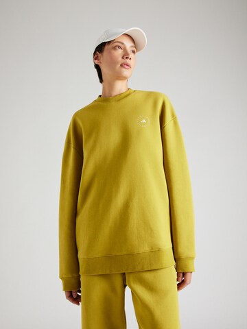 Sweat de sport ADIDAS BY STELLA MCCARTNEY en jaune : devant