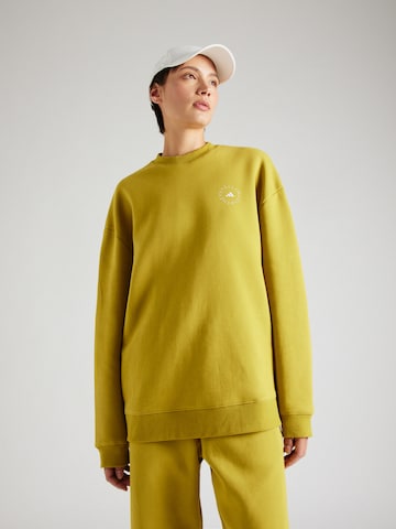 ADIDAS BY STELLA MCCARTNEY Sport sweatshirt i gul: framsida