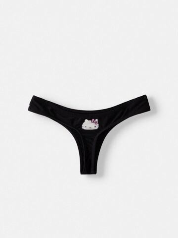 Bershka Bikini bottom in Black