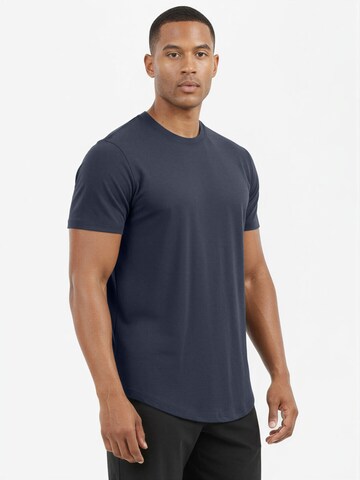 SIXLAB Shirt 'Round T-Shirt' in Blue