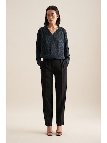 SEIDENSTICKER Blouse 'Schwarze Rose' in Groen