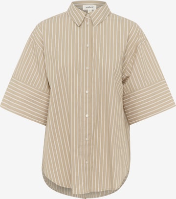 SOAKED IN LUXURY Bluse 'Kaily' in Beige: Vorderseite