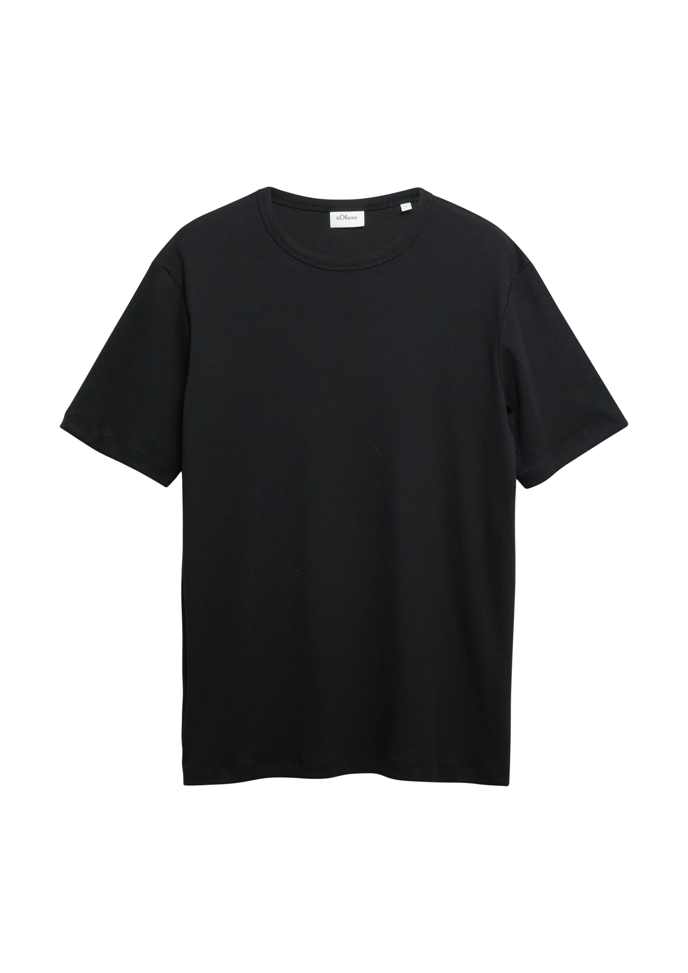s.Oliver Shirt in Black: front