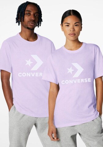 CONVERSE T-shirt i lila