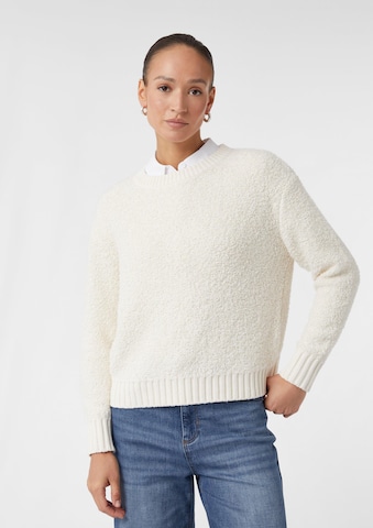 comma casual identity Sweater in Beige: front