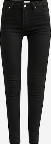 Warehouse Skinny Jeans i svart: forside