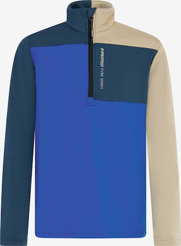 PROTEST Sportief sweatshirt 'PRTMarno JR' in Blauw: voorkant