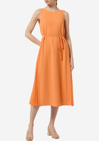 COMMA Dress in Orange: front