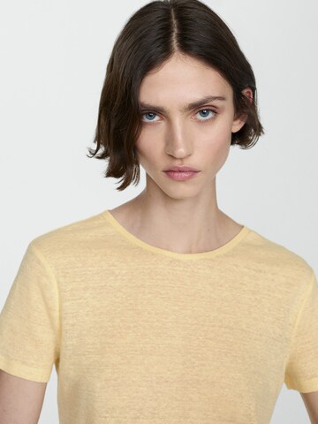 MANGO T-Shirt 'LENO' in Gelb