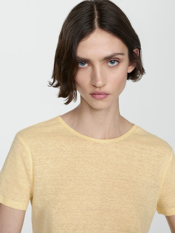 MANGO Shirt 'LENO' in Yellow