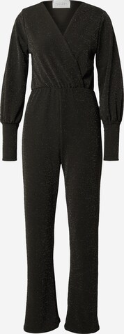 SISTERS POINT - Jumpsuit 'EGUA' en negro: frente