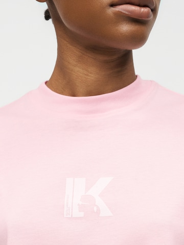 KARL LAGERFELD JEANS Póló - rózsaszín